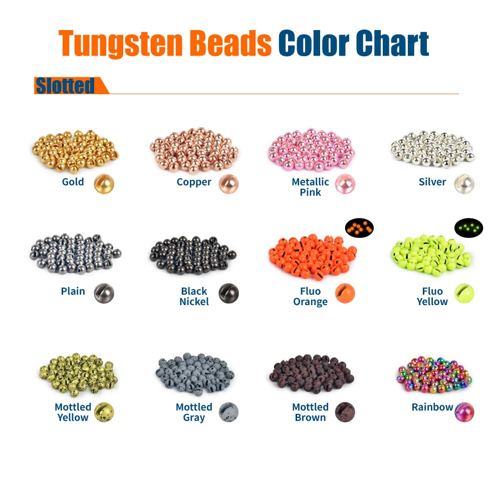 MUUNN fluo yellow 2.8mm beads boost visibility and attract bites in murky water.