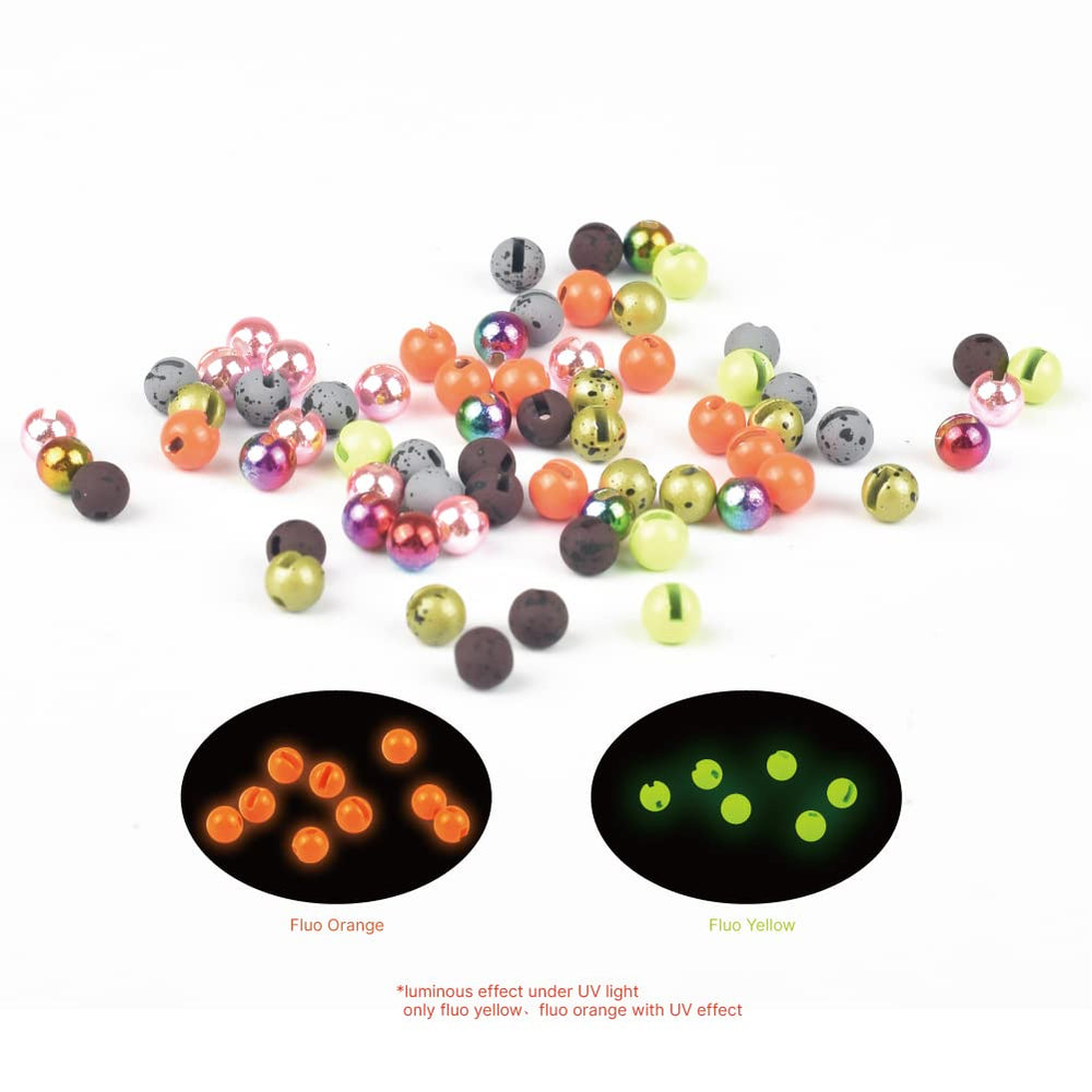 MUUNN mottled-gray 5.5mm beads enhance depth and sink rate for large patterns.