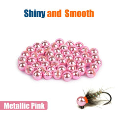 MUUNN silver 4.0mm slotted beads offer secure attachment on jig hooks and clean profile.