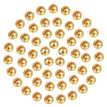 MUUNN tungsten slotted beads 150pcs pack for durable weight and deeper sinking.
