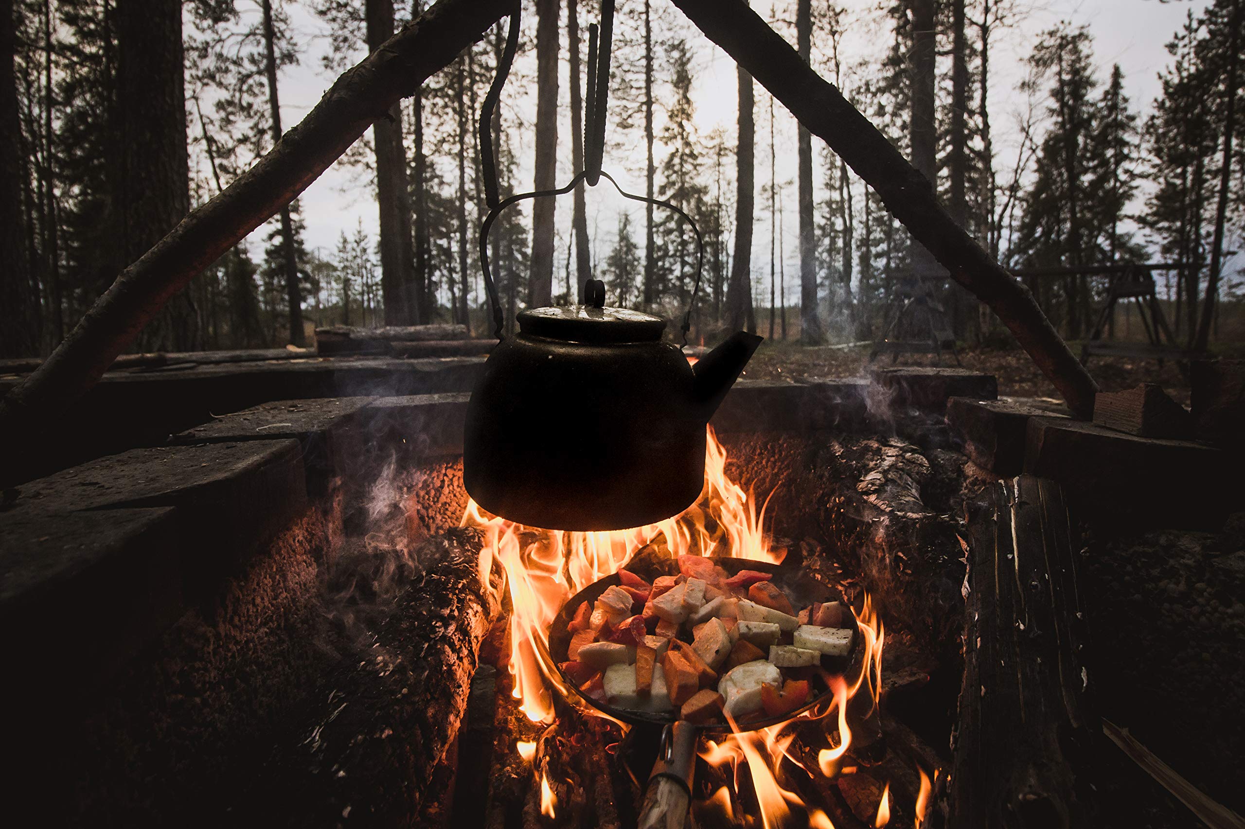 Muurikka camping kettle compact portable design fits backpacks on adventures