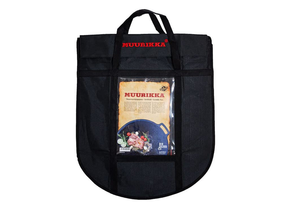 MUURIKKA griddle pan removable-legs allow easy positioning over campfires.