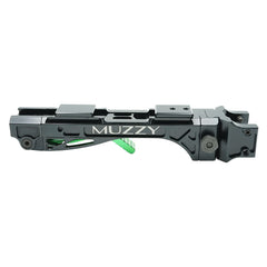 Muzzy 1180 LV-R reel seat close-up with tool-free lock