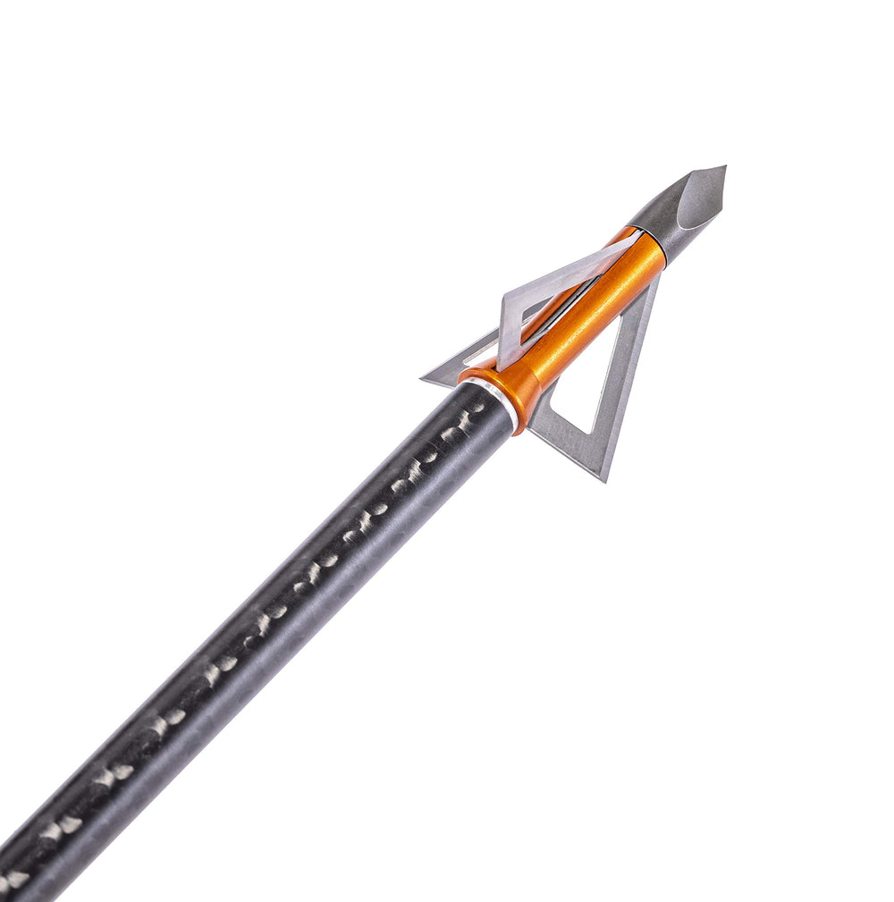 Muzzy vented stainless blades reduce wind planning for steadier shots.