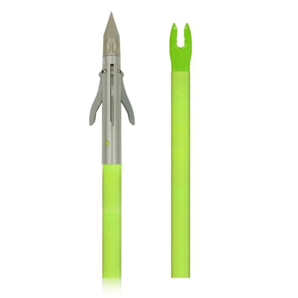 Muzzy Iron 3 Blade Chartreuse Arrow tip for high visibility and reliable penetration