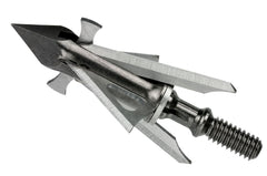 Muzzy Trocar HBX tip close-up shows the chisel tip for potential deep penetration