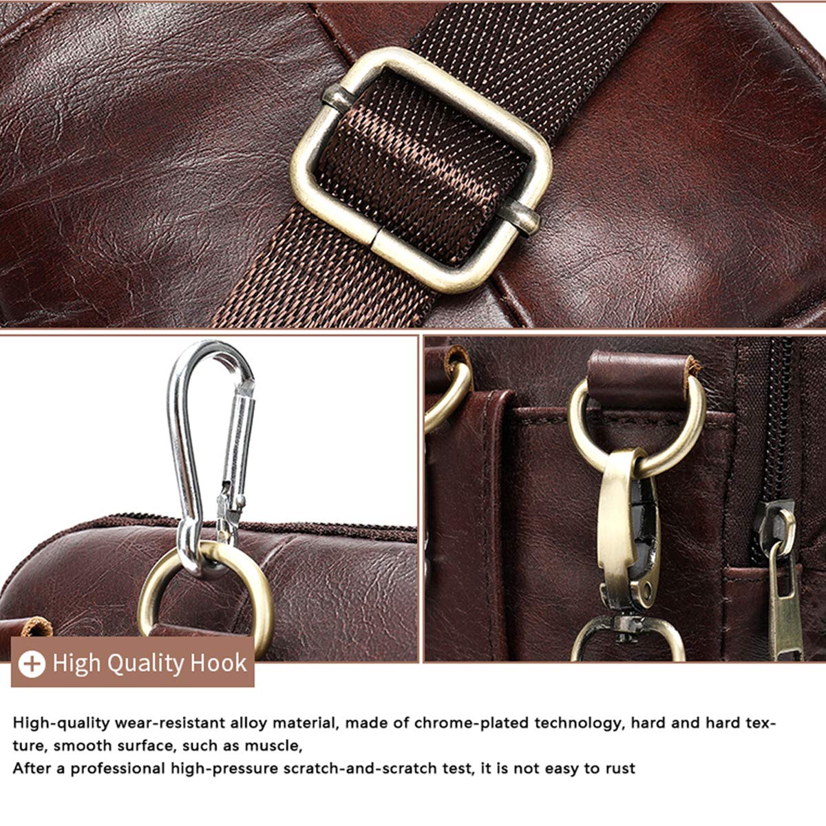 MXFDOKD leather phone bag with belt loop, quick access during activities.