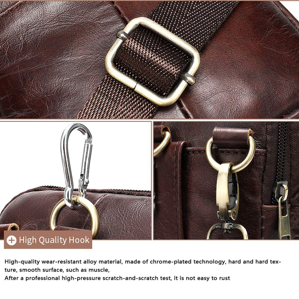 MXFDOKD leather phone bag with belt loop, quick access during activities.