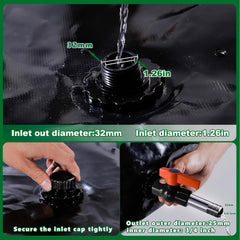 MXQMKL water bladder durable material offers long-term outdoor reliability.
