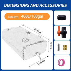MXQMKL water bladder durable material ensures rainproof and fire-resistant performance.