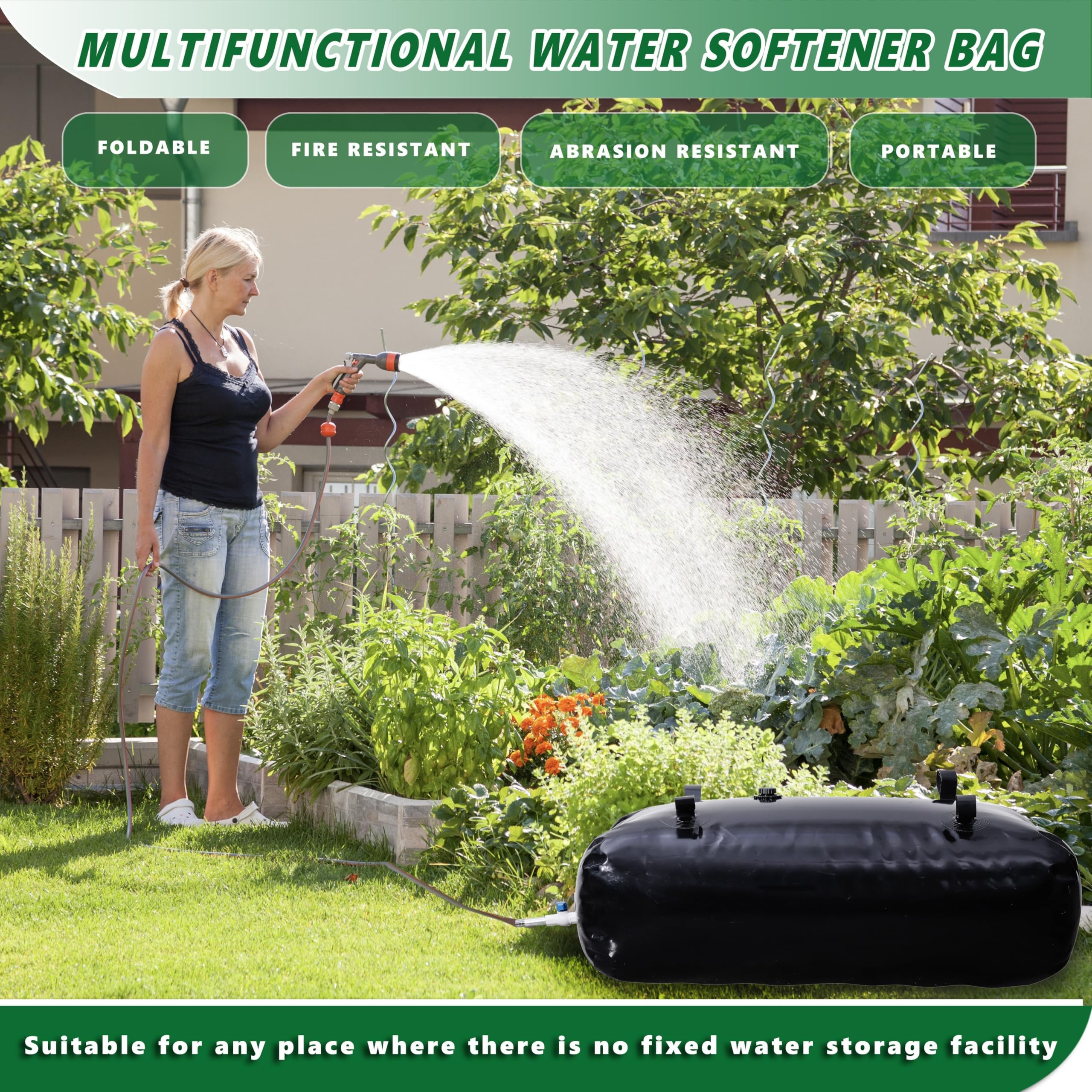MXQMKL water bladder rainwater collector for sustainable storage.
