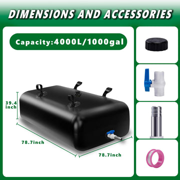 MXQMKL water bladder unfolded tank, large capacity for wilderness water supply.