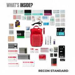 My Medic Recon Standard padded back panel for comfortable wear during outdoor use.