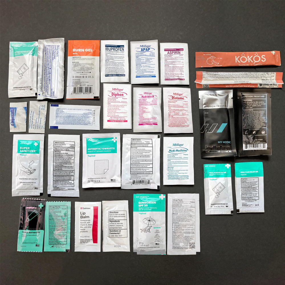 My Medic Sidekick 70-item kit covers essential outdoor safety needs.