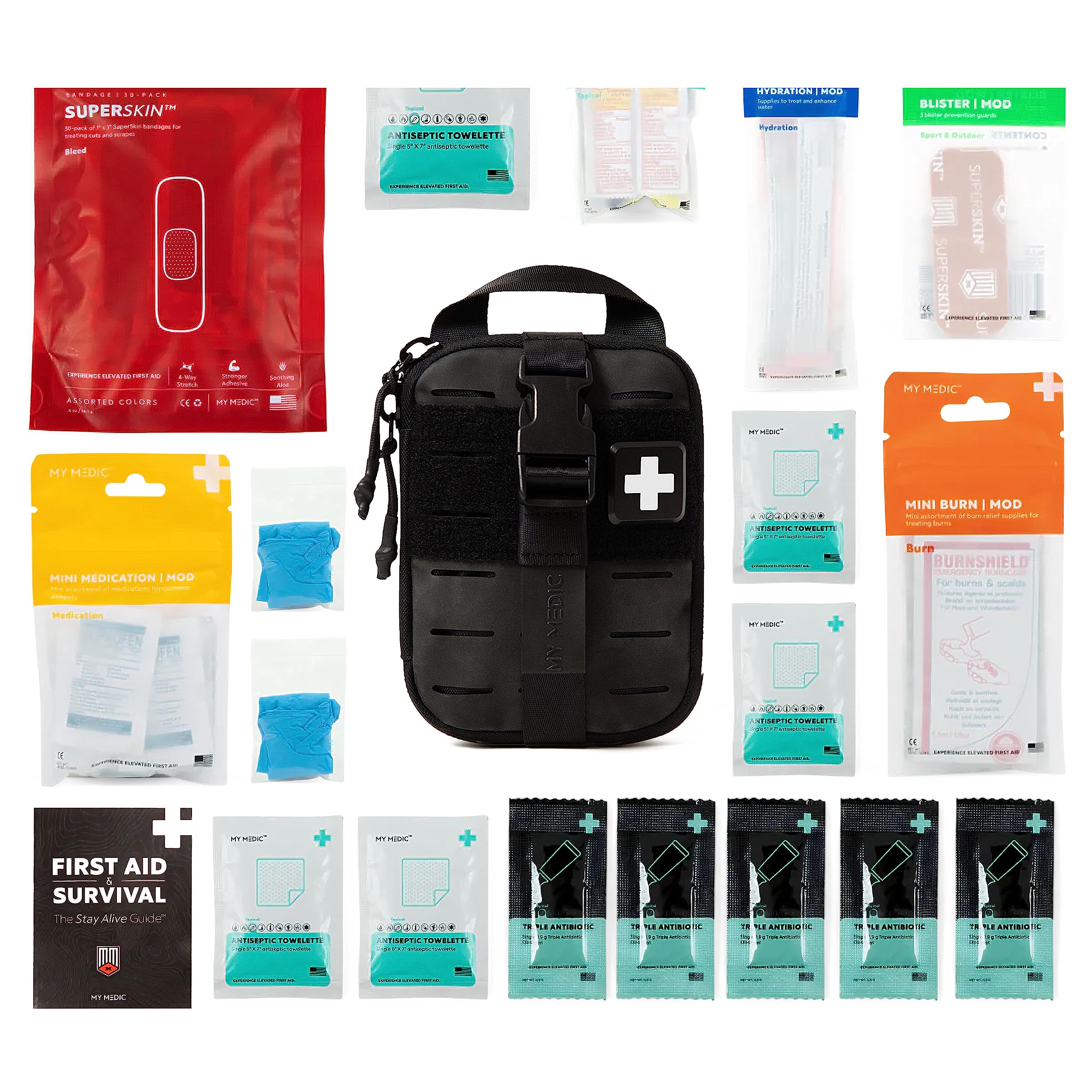 My Medic Sidekick compact bag interior with essentials
