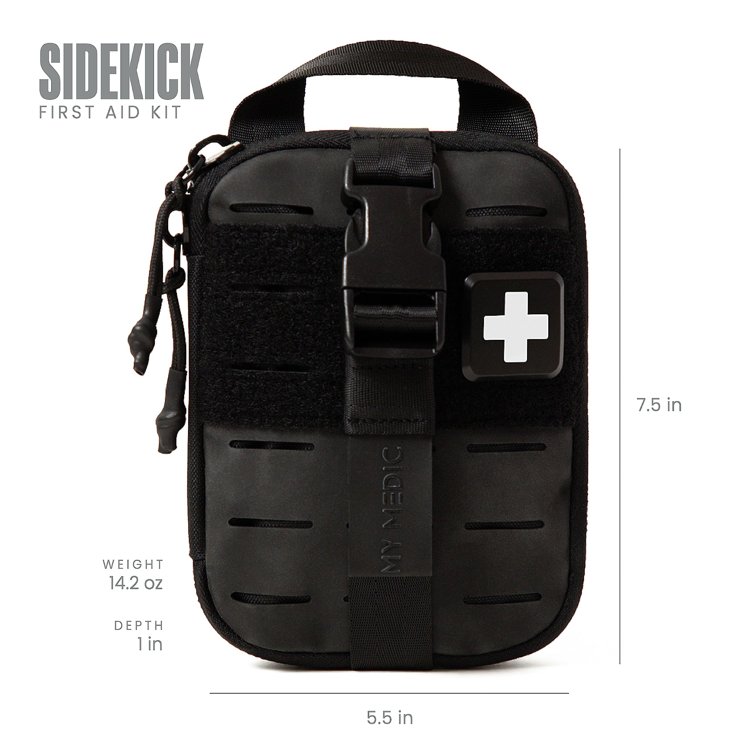 My Medic Sidekick clip-on gear mount securing the kit