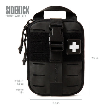 My Medic Sidekick clip-on gear mount securing the kit