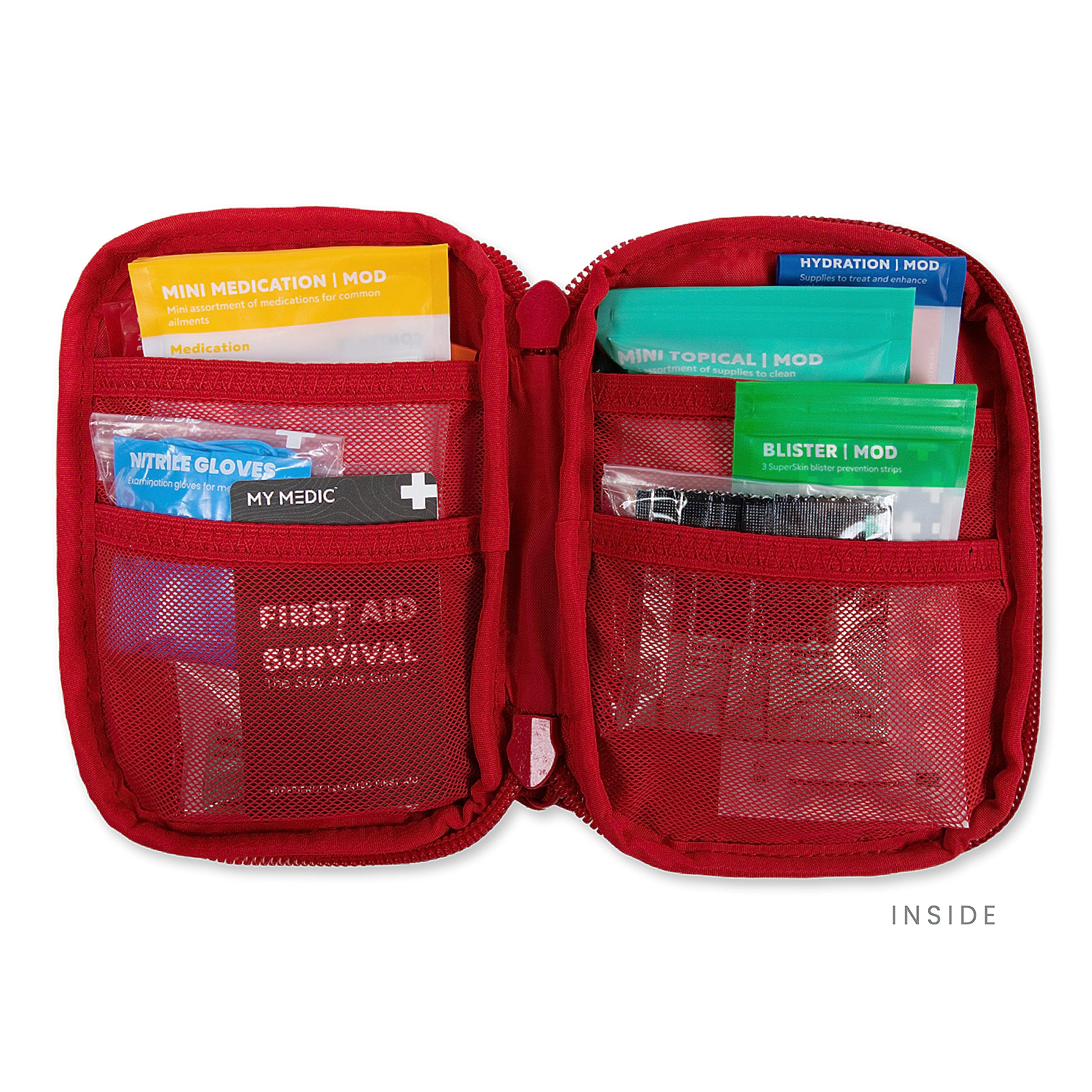 My Medic Sidekick durable lightweight design reduces pack weight.