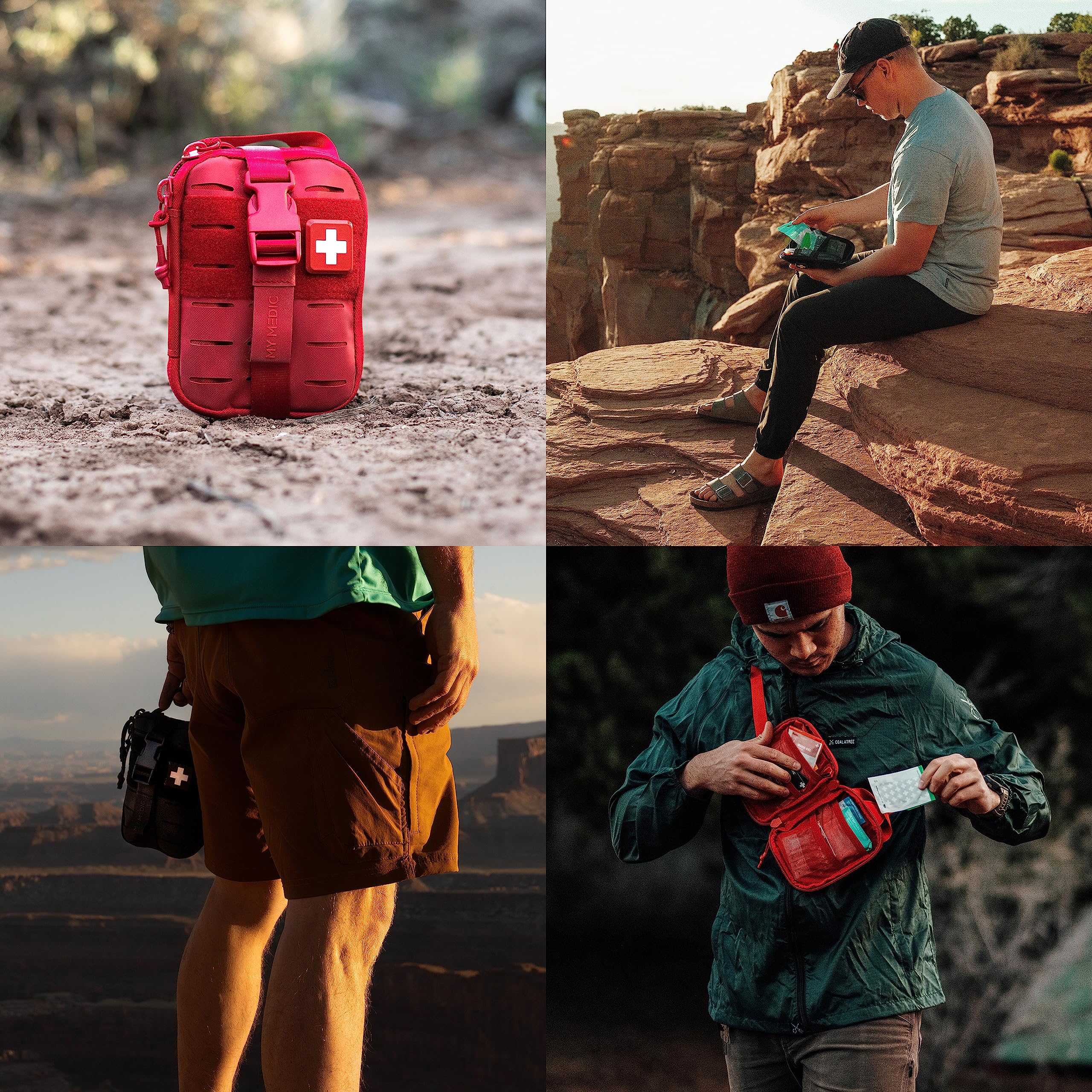 My Medic Sidekick in use on a hiking trail