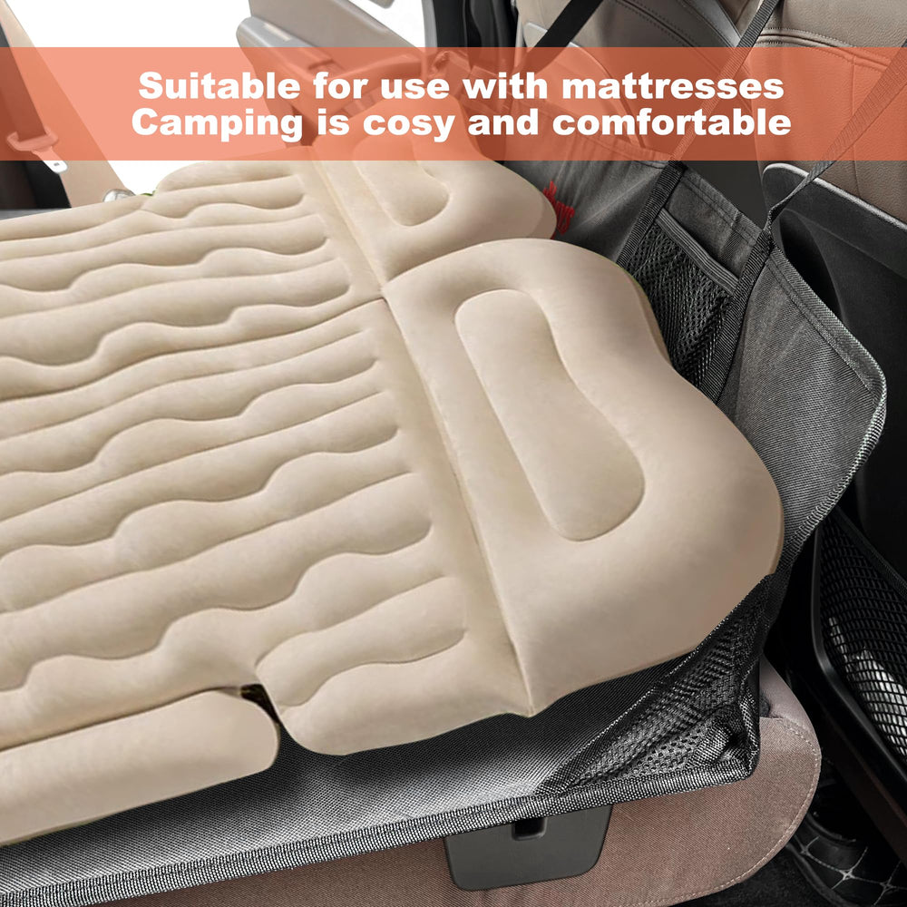 MYDAYS easy installation uses headrest straps and Velcro bottom for quick setup.