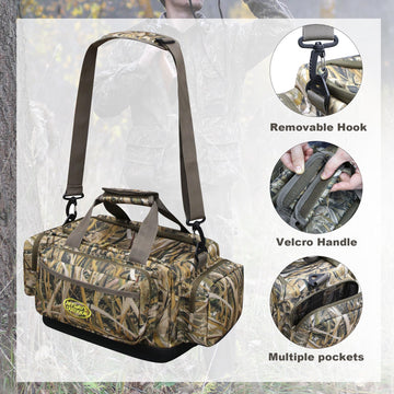 MYDAYS OUTDOOR blind bag with 5 compartments keeps gear organized on early morning hunts.