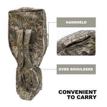 MYDAYS Soft Crossbow Case bolt and quiver pockets for quick access.
