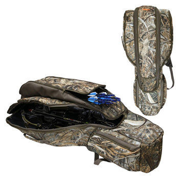 MYDAYS Soft Crossbow Case double-zip for fast access to equipment.