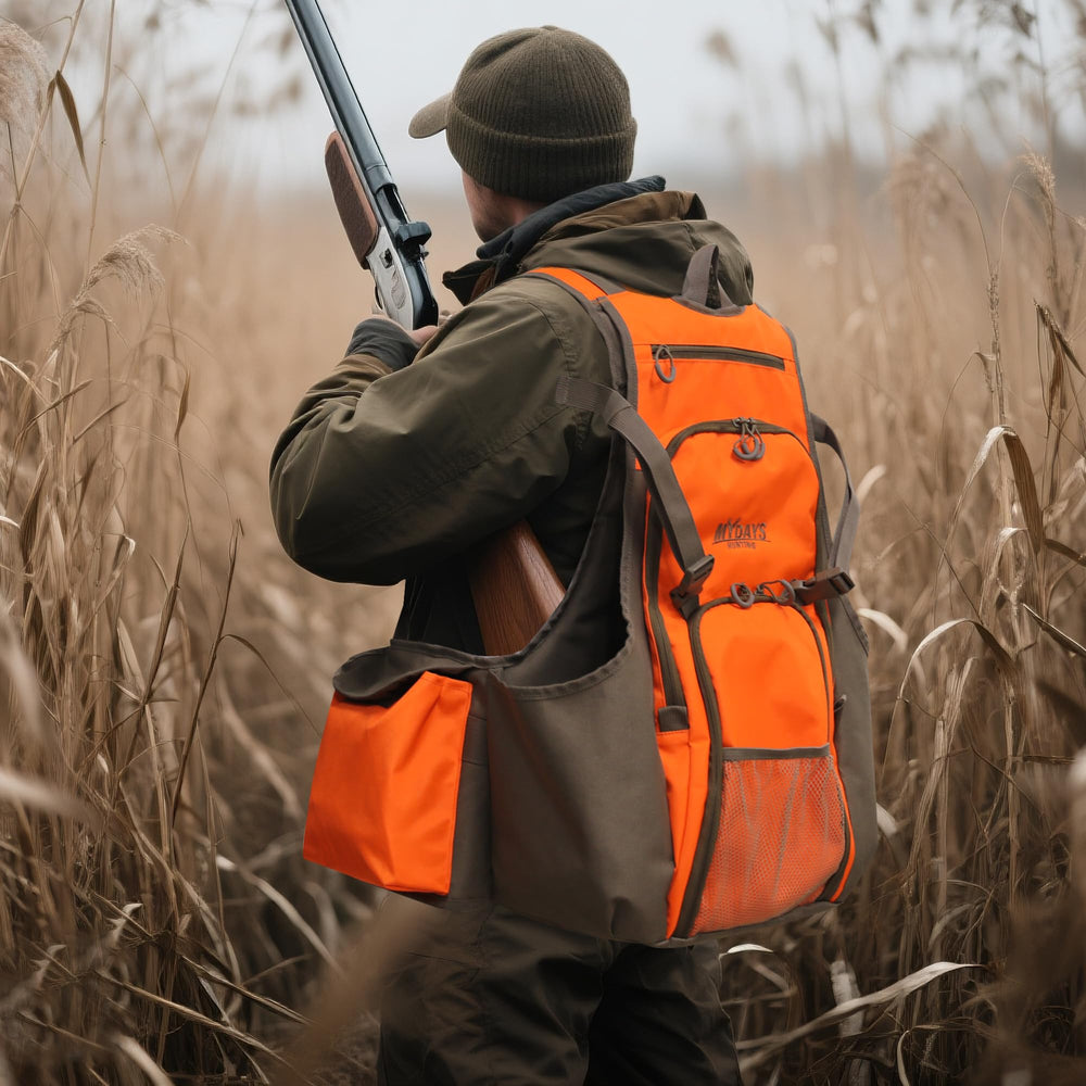MYDAYS upland bird vest water-repellent lining eases cleaning after rugged days