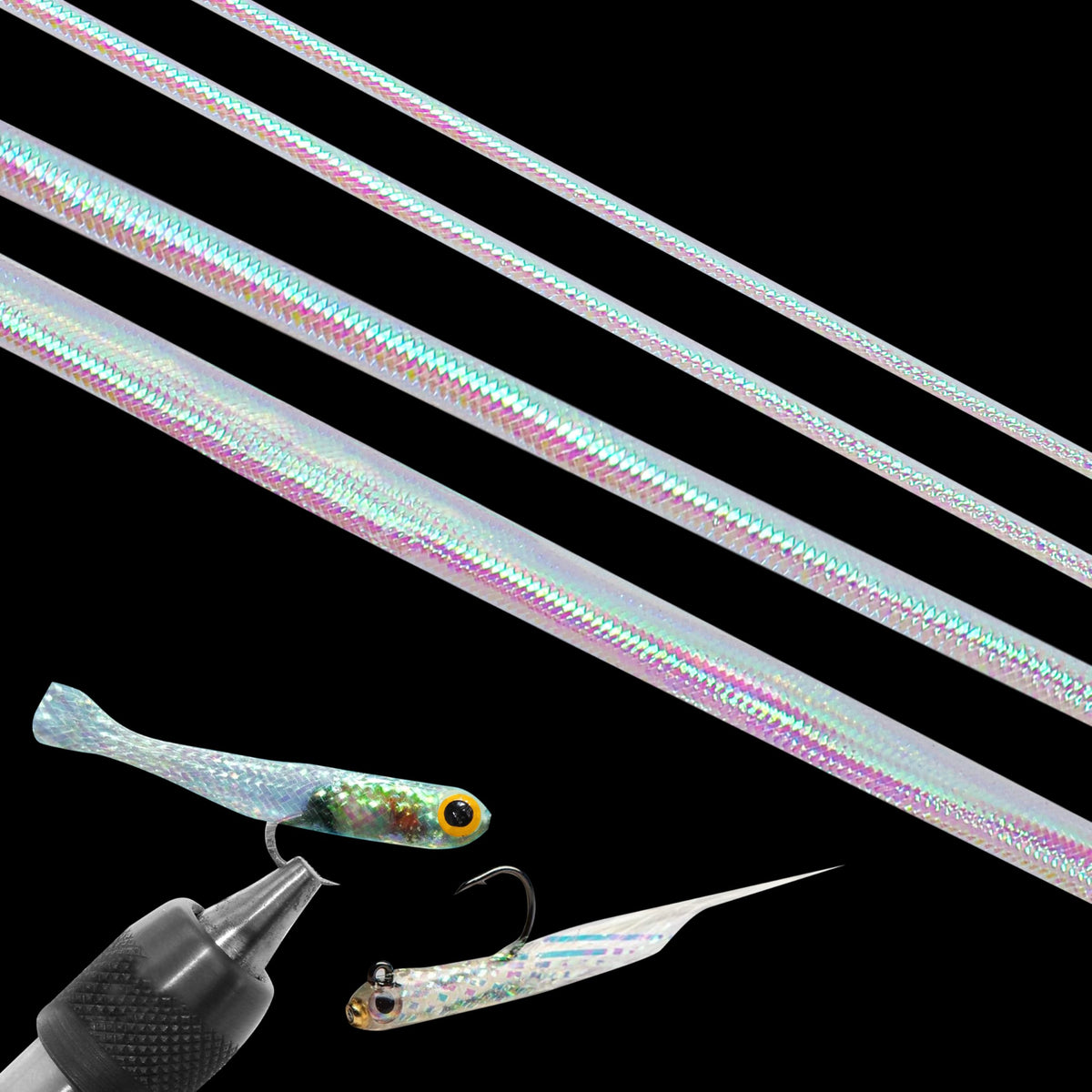 Pearlescent 2mm Mylar tubing for fly tying