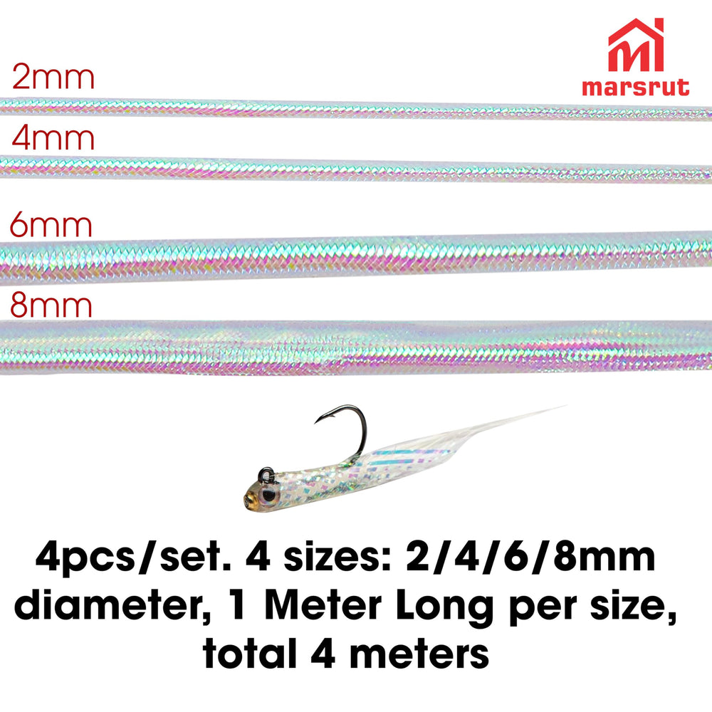 Pearlescent 4mm Mylar tubing for fly tying