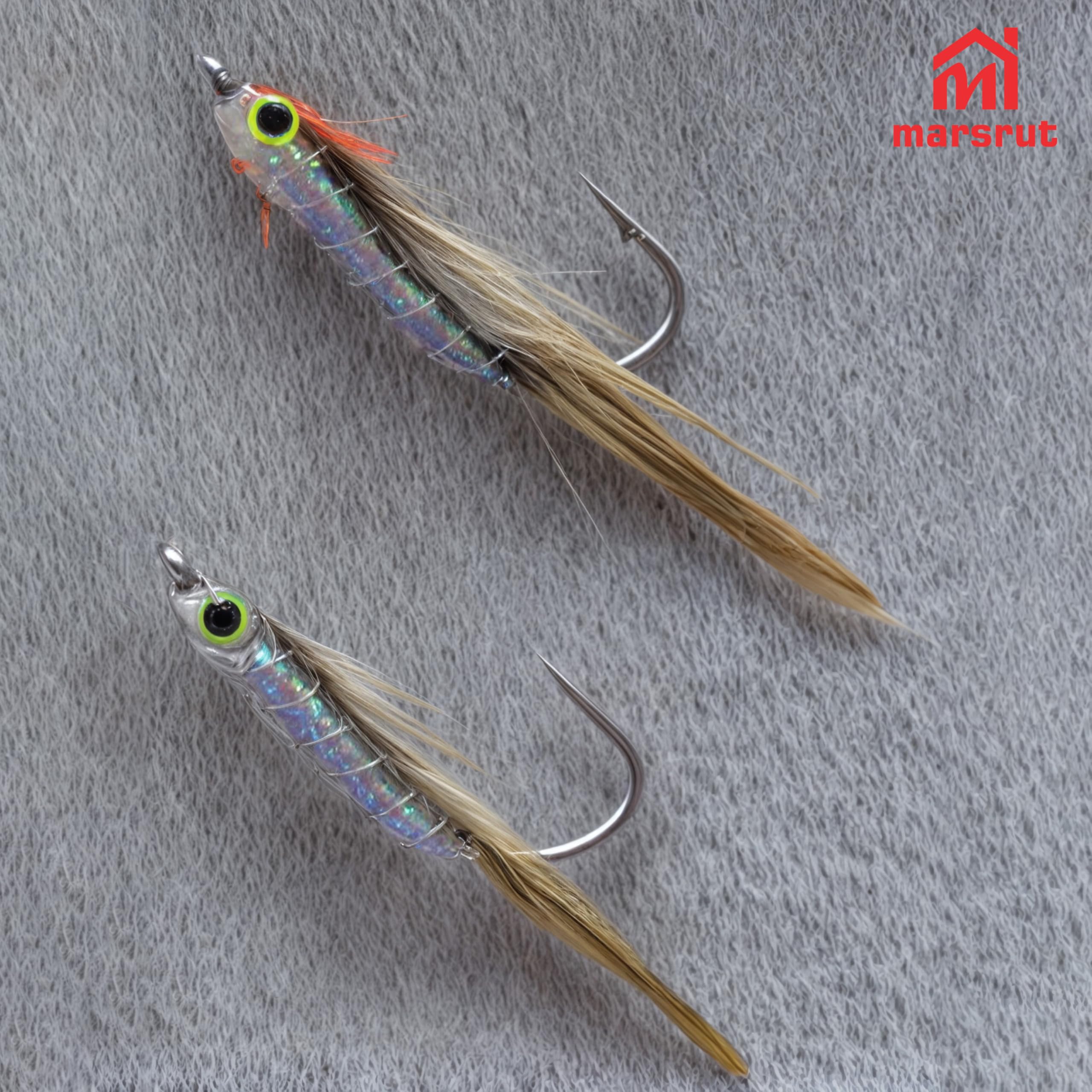Lure wraps and wings using braided tubing