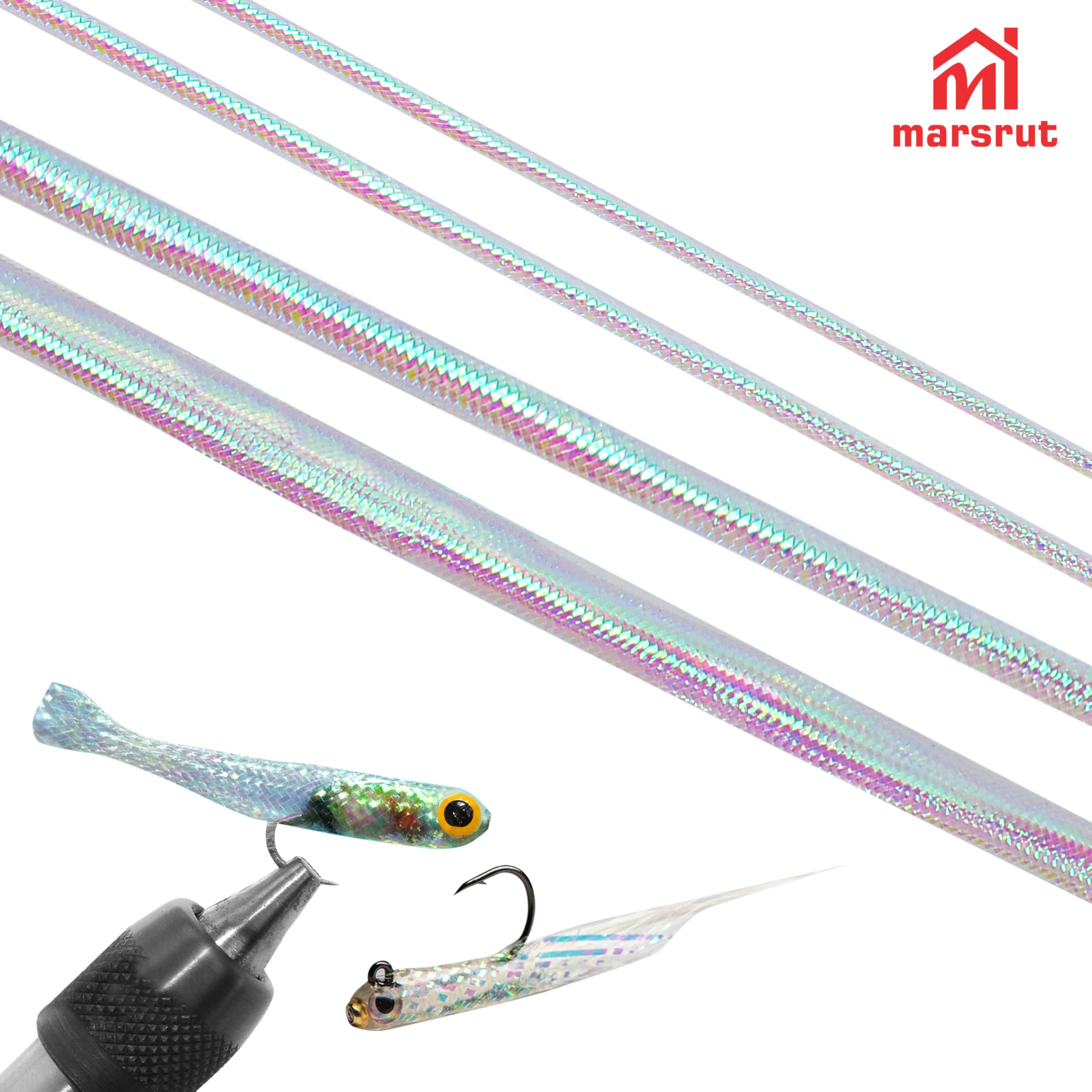Resin-finished holographic tubing for realistic look