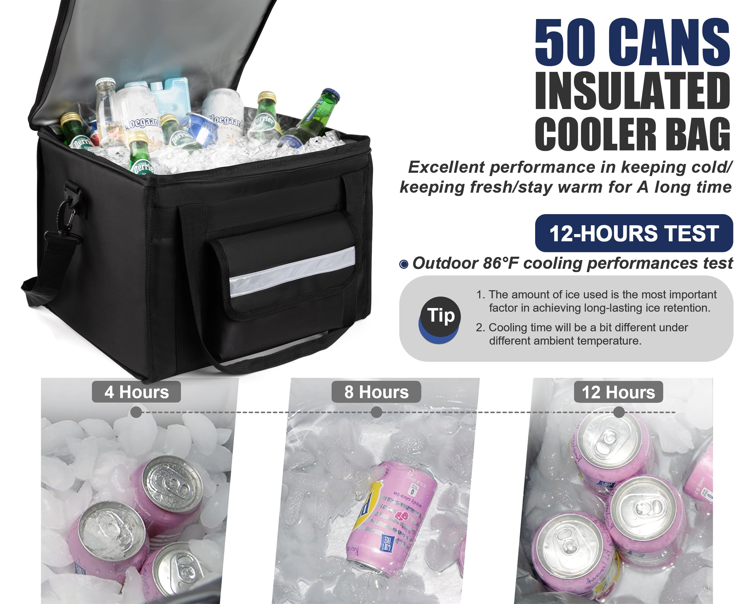 MyLifeUNIT cooler bag with two cupholders for drinks on the go