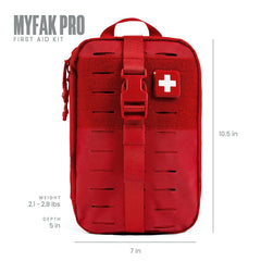 My Medic MyFAK PRO Ifak MOLLE panel for secure mounting and fast reach.