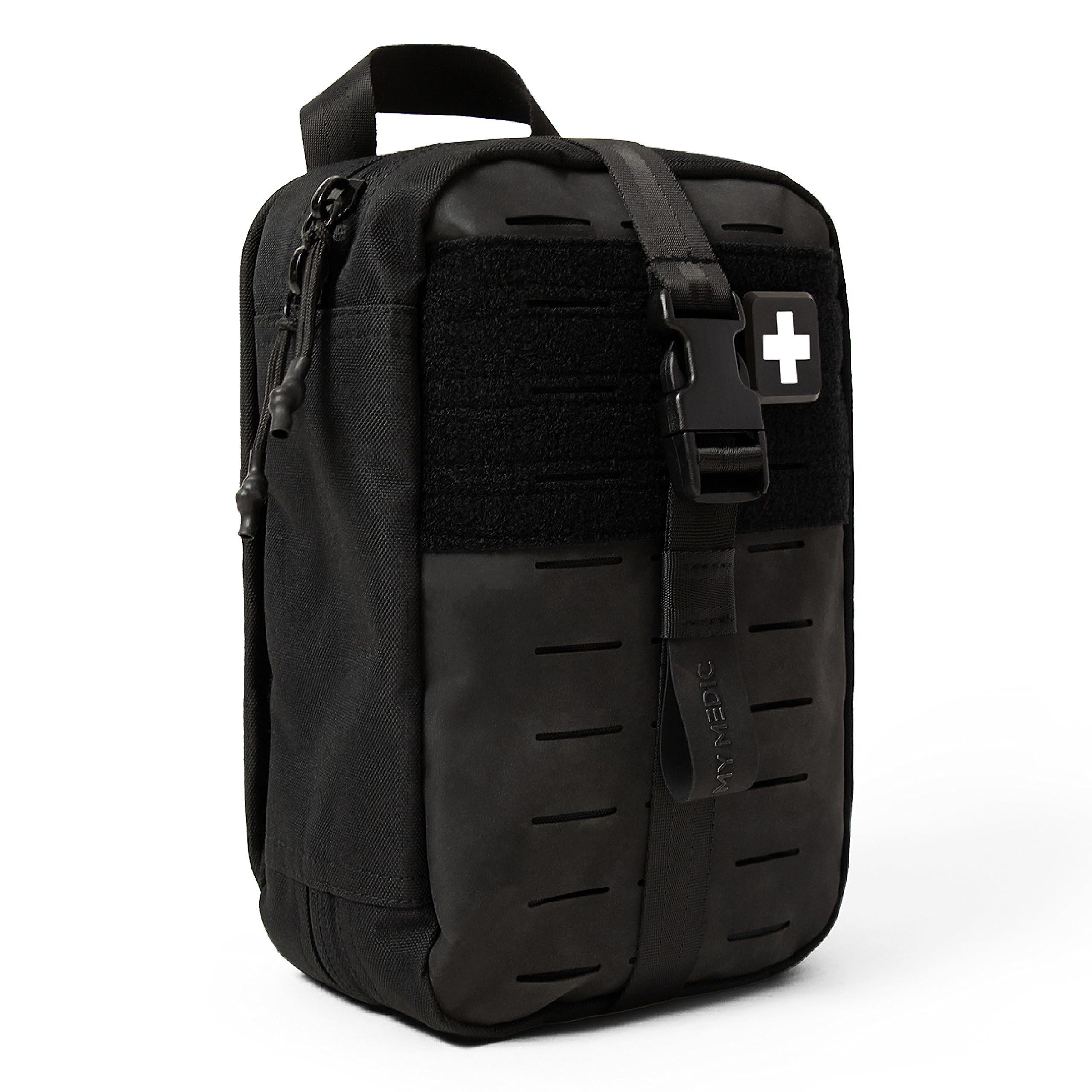 My Medic MYFAK PRO IFAK kit open reveals organized compartments for rapid access