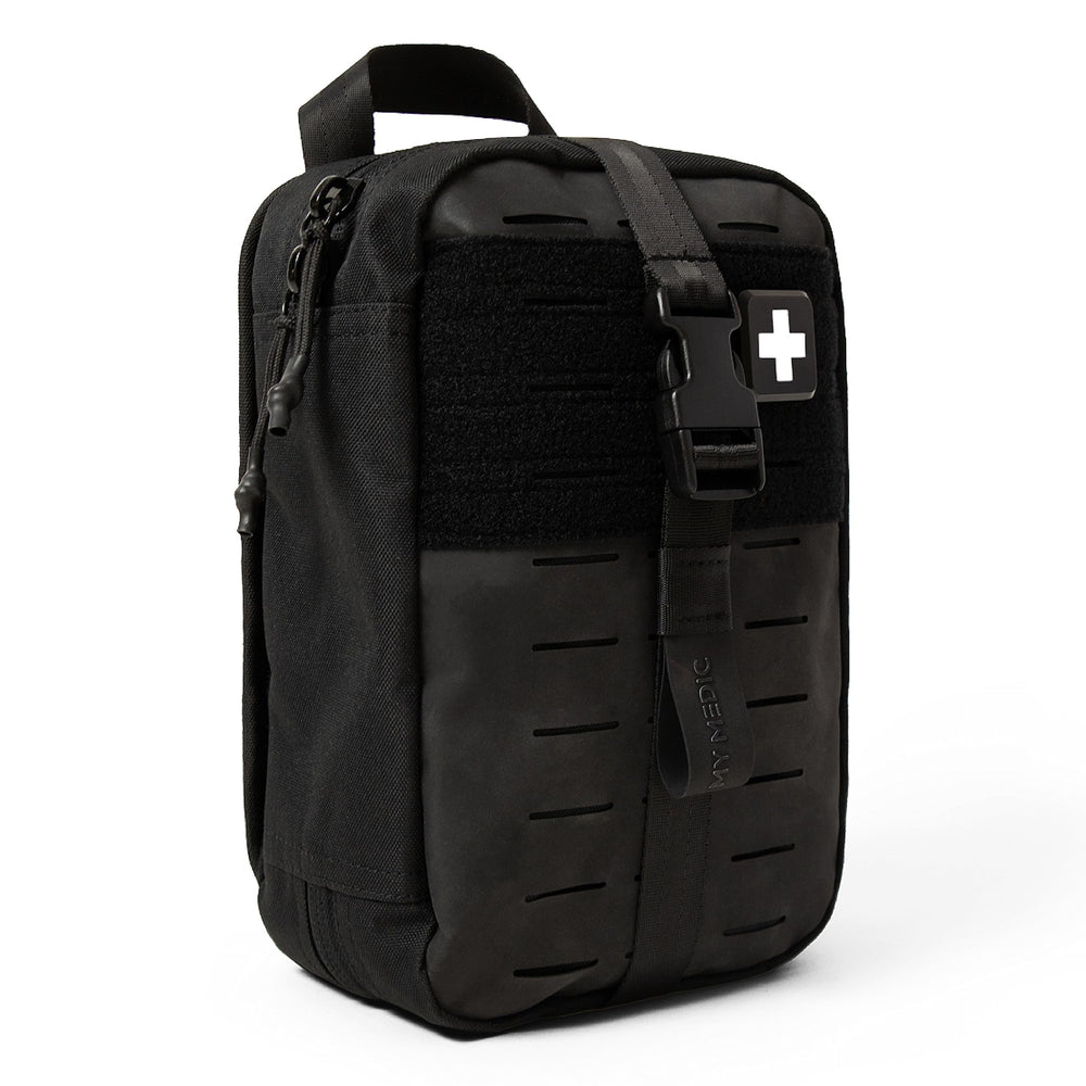 My Medic MYFAK PRO IFAK kit open reveals organized compartments for rapid access