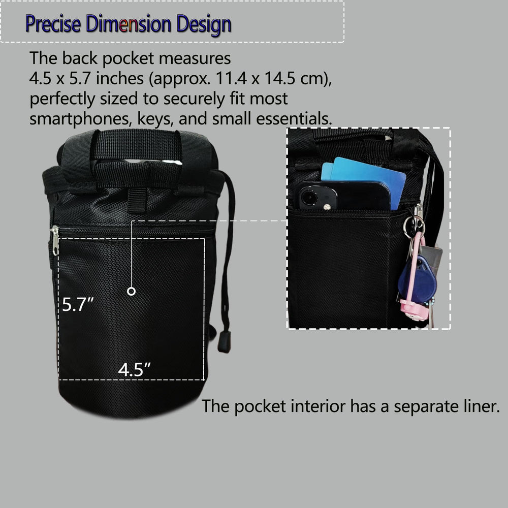 Myradixu chalk bag versatile for rock climbing, bouldering, and CrossFit