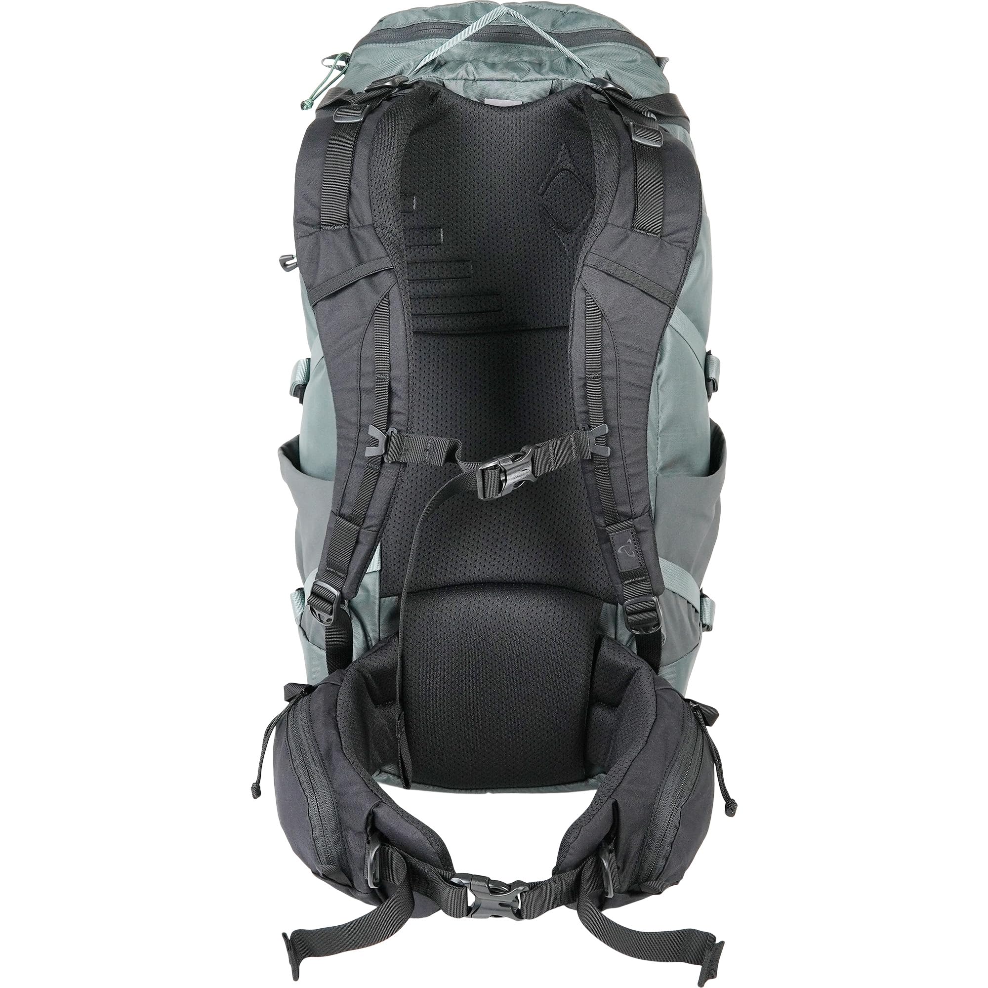 Mystery Ranch Coulee 30 backpack side water-bottle pocket supports hydration.