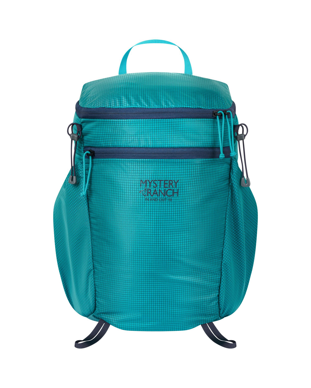 Mystery Ranch In & Out aqua Robic Ripstop fabric emphasizes durability