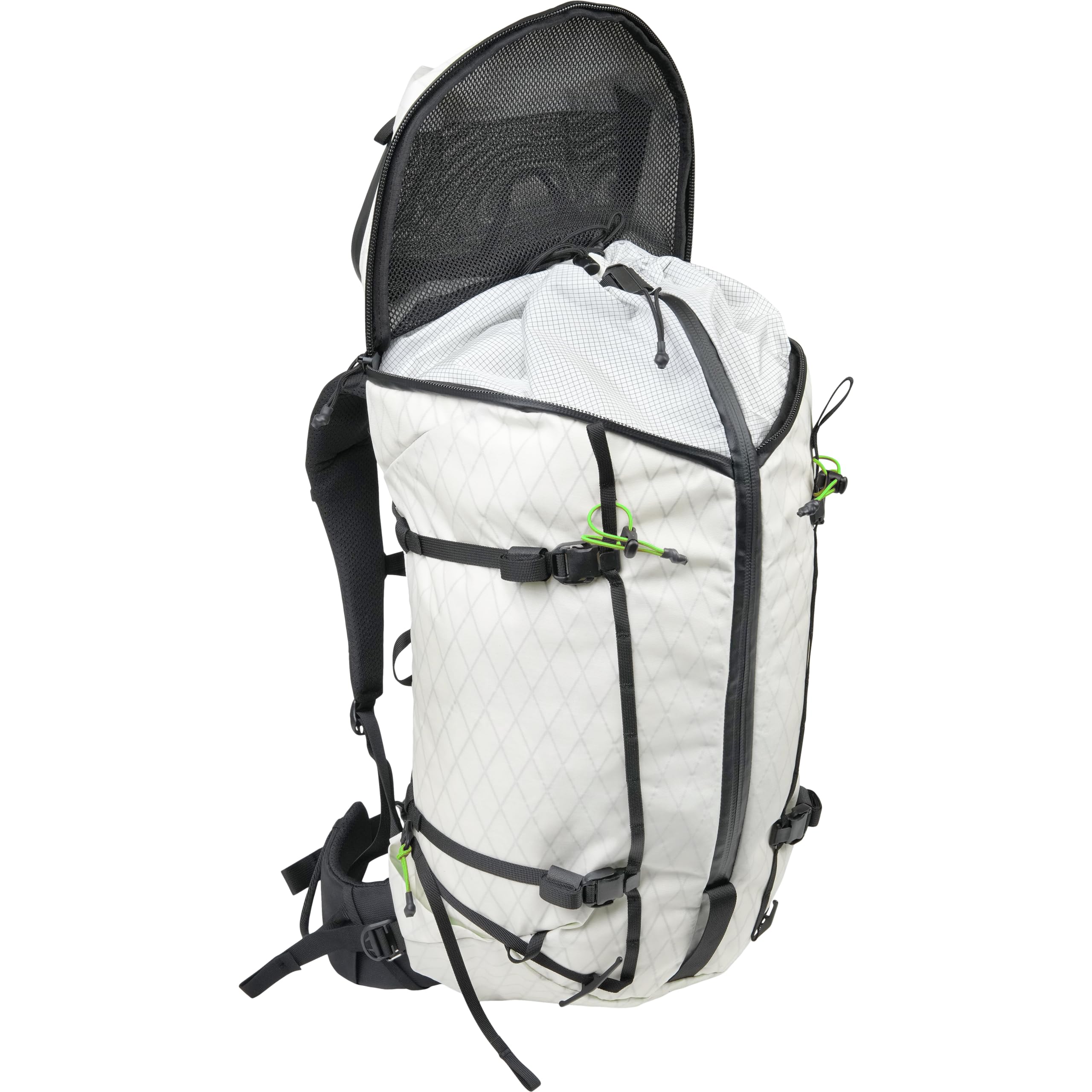 Mystery Ranch Scree 33 3-zip access enables fast gear retrieval on trail.
