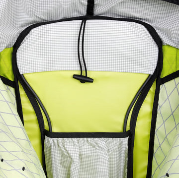Mystery Ranch Scree 33 water bottle pockets keep drinks accessible while hiking.