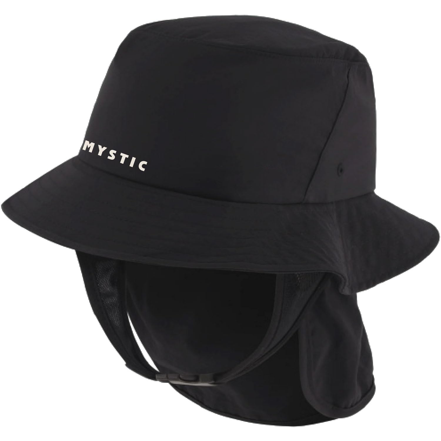 Mystic Surf Cap front view highlighting logo and UPF 50+ sun protection.
