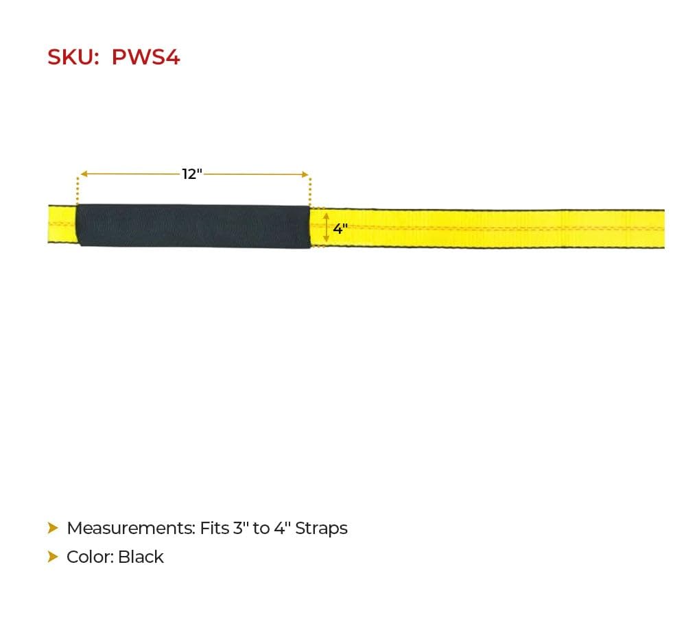 Mytee Products Cordura sleeve for strap protection in securement tasks
