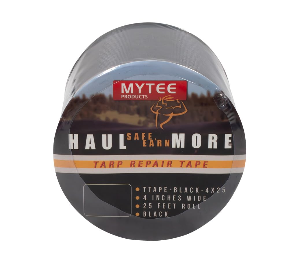 Mytee Products outdoor-ready repair tape resists water and UV for long-lasting coverage.