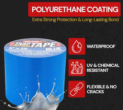 Mytee blue tarp patch tape seals punctures on tarps quickly and waterproofly
