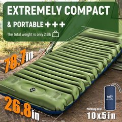Myxslop camping mat made of durable nylon with TPU coating for rugged use