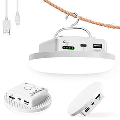 M.Y.Z. Wanderer portable LED light front view delivers bright tent-ready illumination.