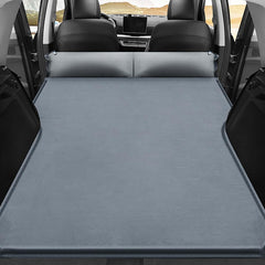 MZYLW Porsche Macan backseat mattress setup for comfortable travel sleep.