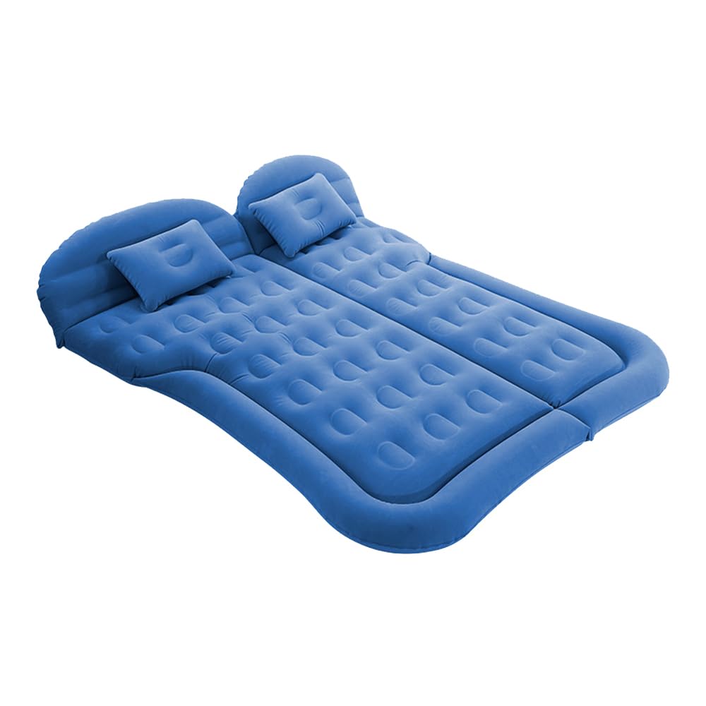 MZYRZ car inflatable mattress close-up showing soft flocking for cozy travel comfort