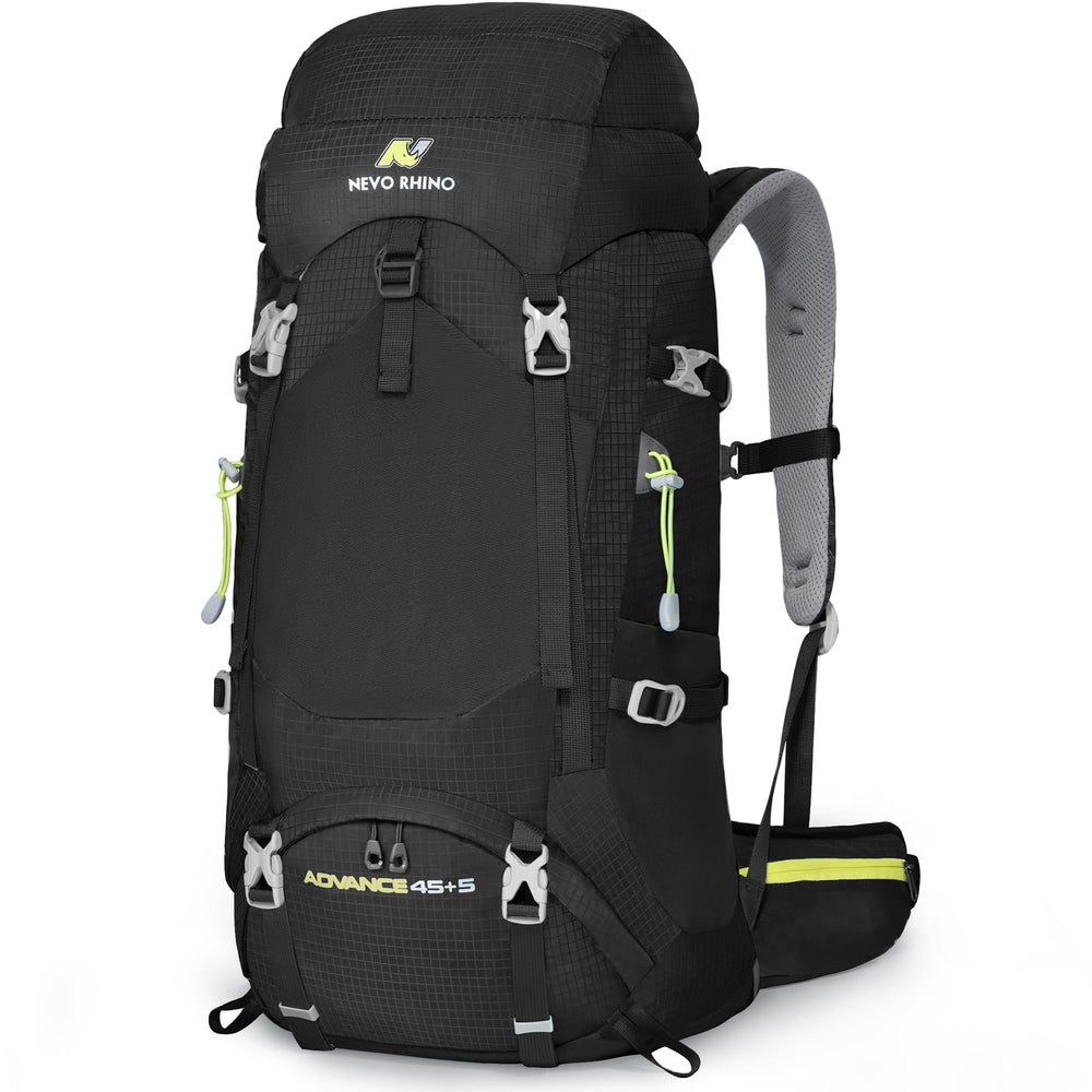 N NEVO RHINO internal-frame hiking backpack front view for comfortable long treks